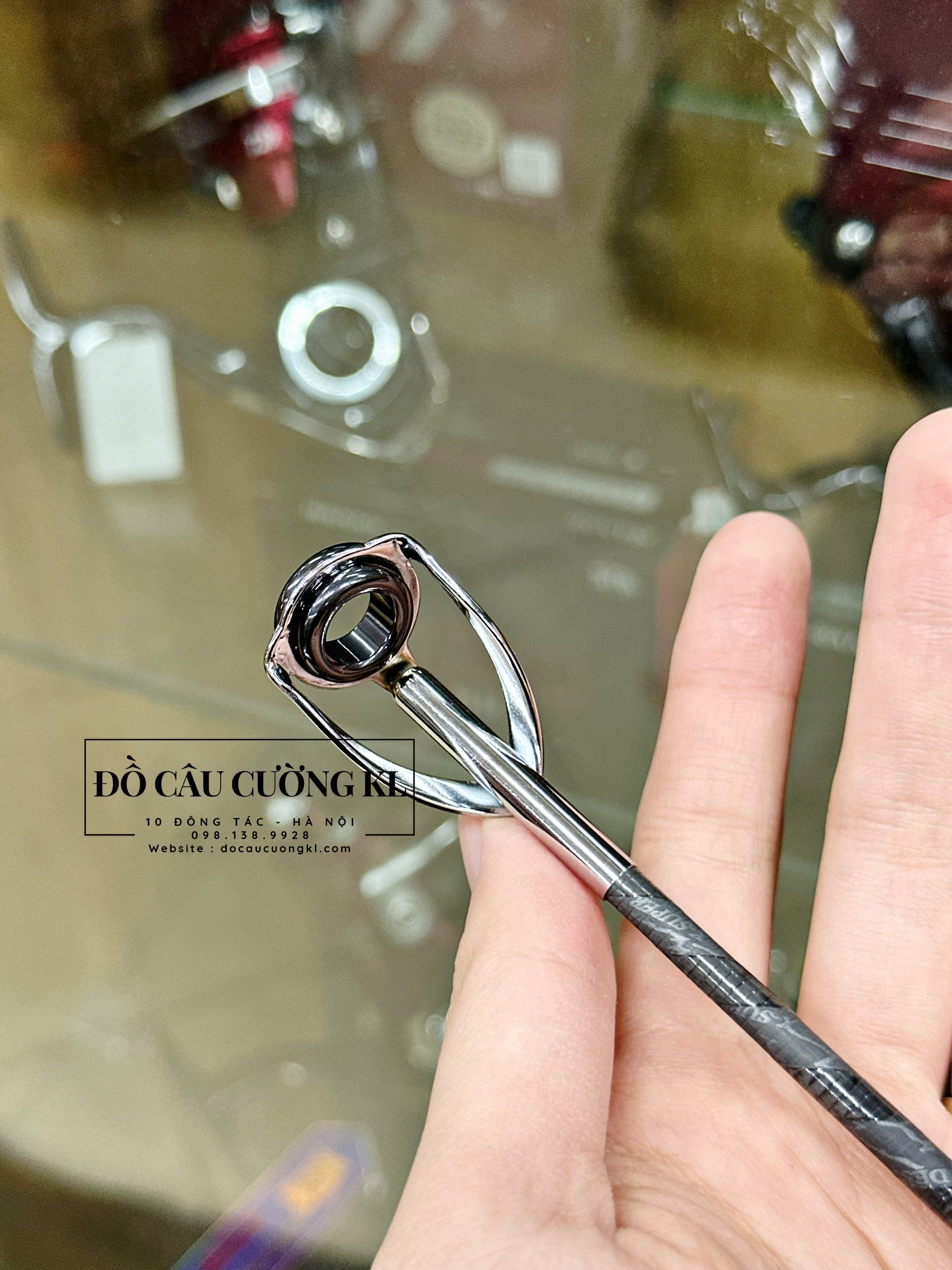 Cần đánh ba tiêu Gama có cài máy chuyên CÂU TIÊU, CÂU BIỂN