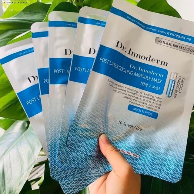 [HCM]MẶT NẠ DƯỠNG DA DR INNODERM [ 1 HỘP/ 10 MIẾNG ]