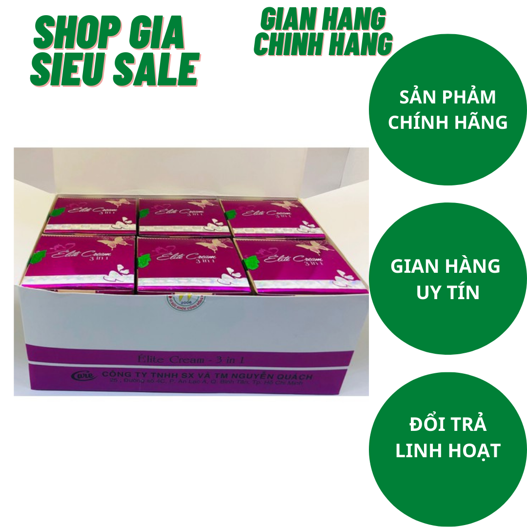 Kem Con Bướm Nguyễn Quách Elite Treatment Cream 3 In 1