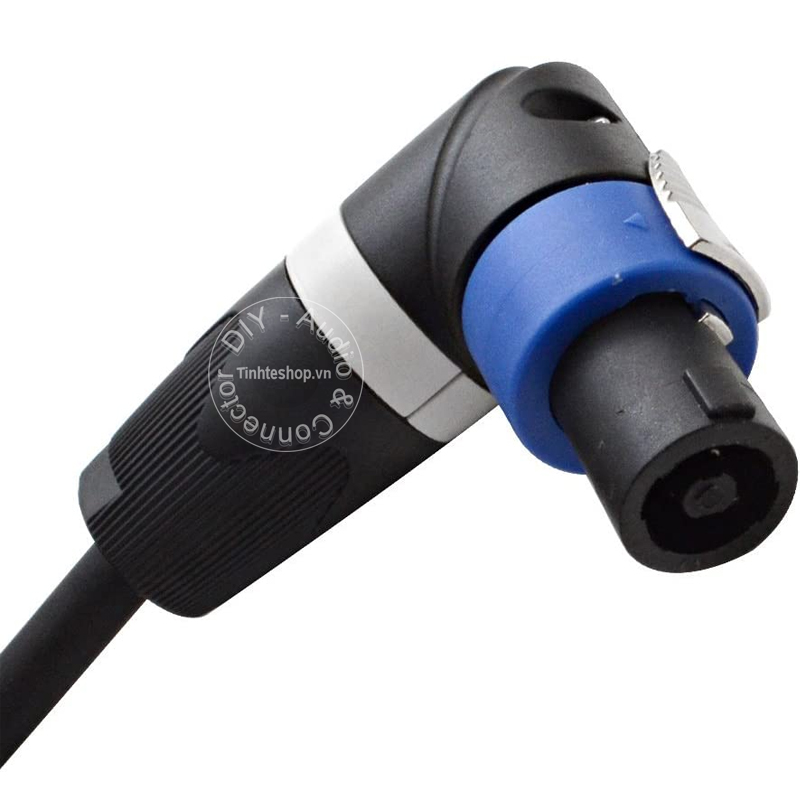 Jack cắm loa - Jack speakon 4 lõi cong bẻ góc 1 chiếc