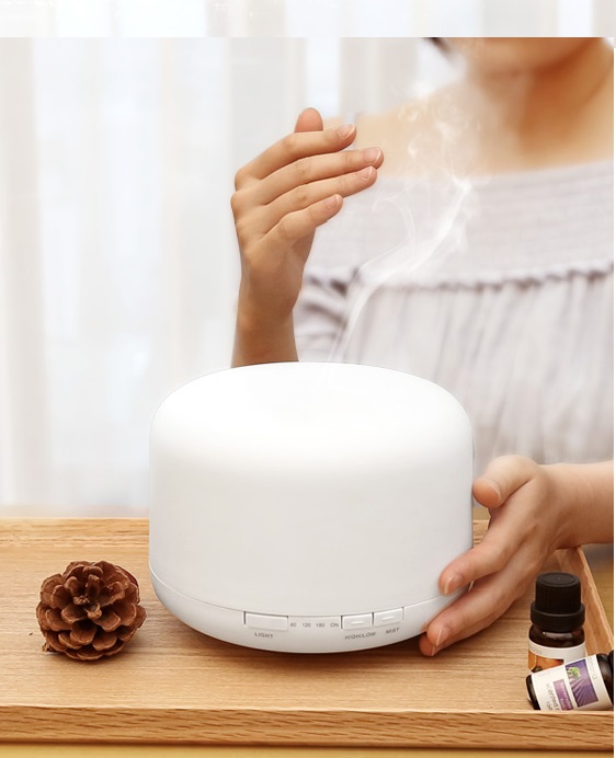 Máy Xông Tinh dầu cao cấp AROMA vân gỗ