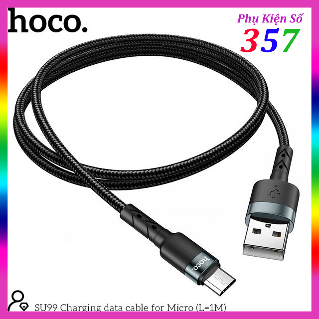 Cáp sạc nhanh Hoco SU99 siêu bền iP/ Micro Android / Type-C