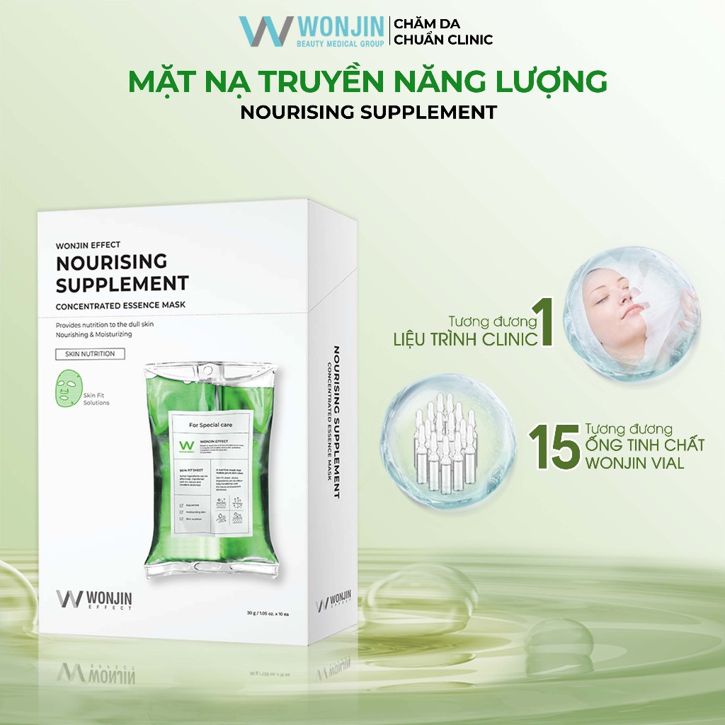 Mặt Nạ Giấy Wonjin Hàn Quốc 30g