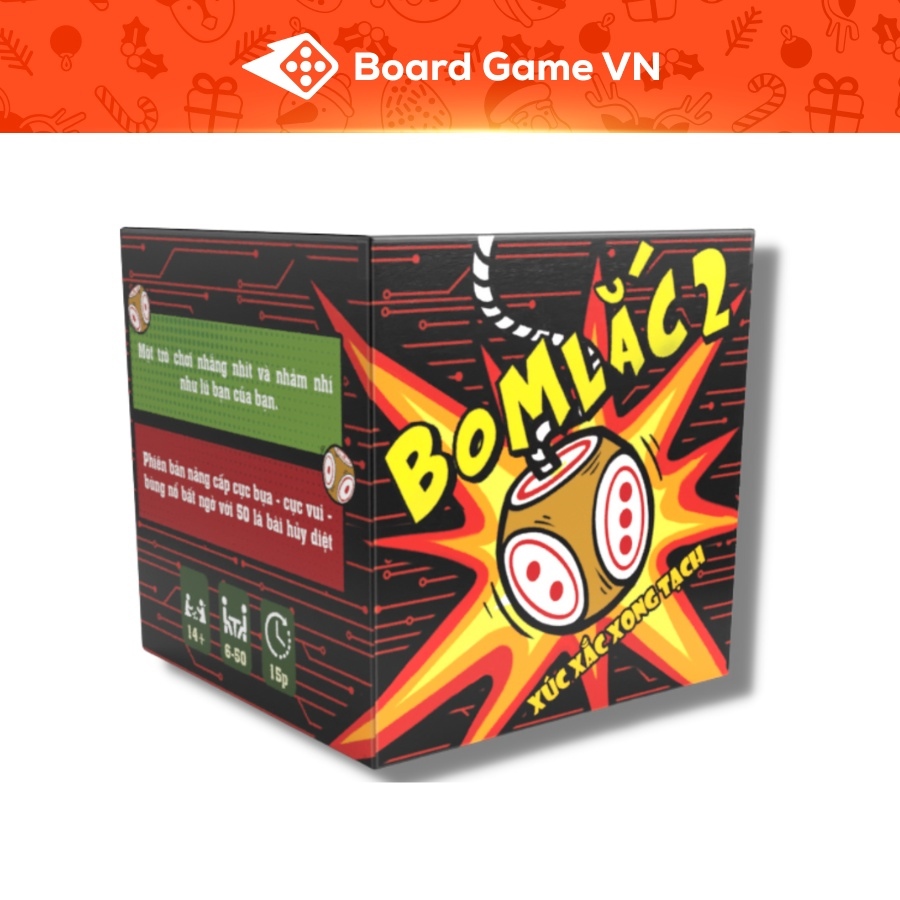 【sẵn sàng】 Bom Lắc 2 - Xúc Xắc Xong Tạch- Board Game VN