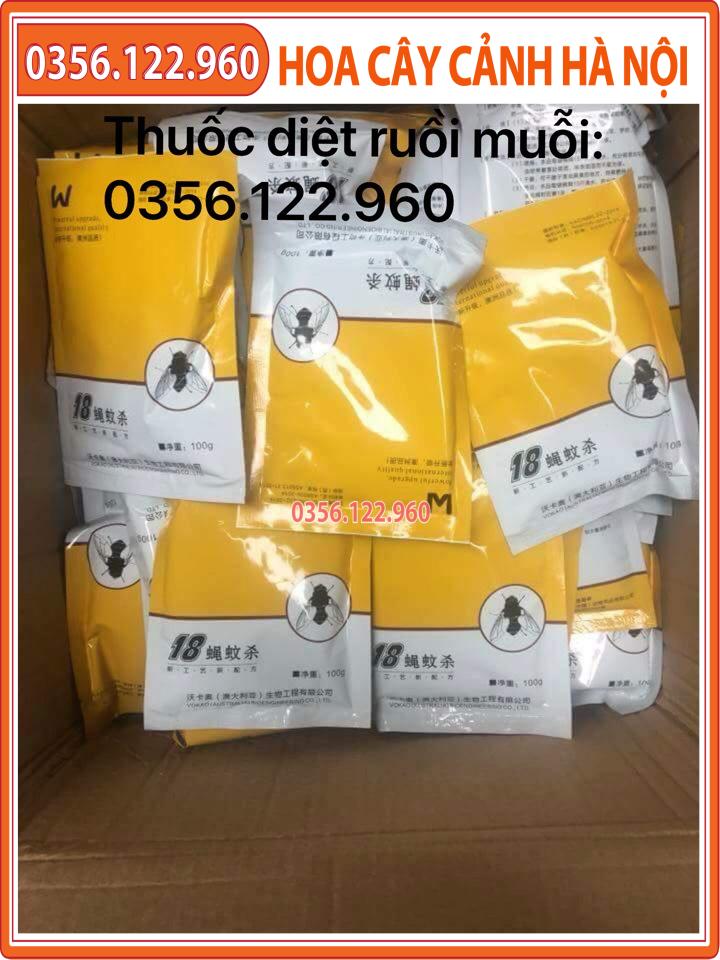 Combo 3 gói Thuốc diệt ruồi cho gia đình và chuồng trại siêu tốc hiệu quả 100% (gói 100g)