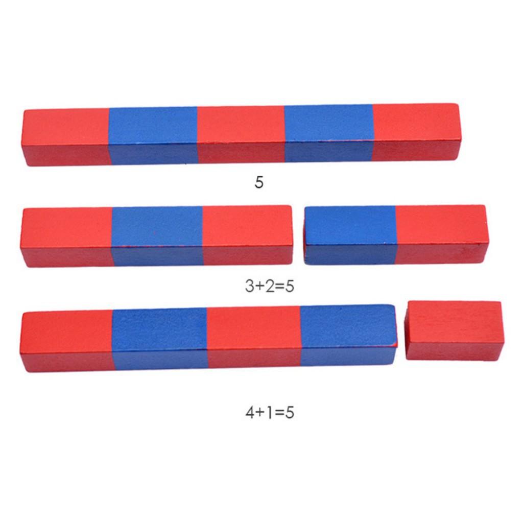 Gậy số Montessori - Numerical Rods