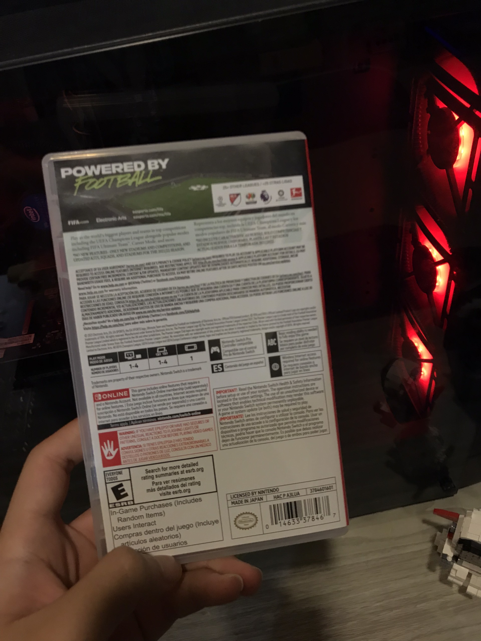 Thẻ Game Nintendo Switch : FIFA 22 hệ US