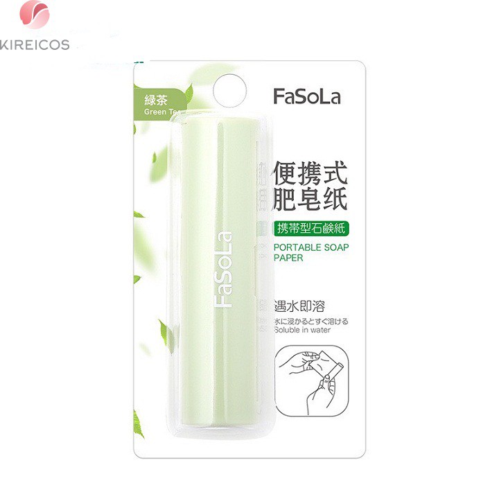 [HCM]Xà Phòng Giấy Miếng Du Lịch Bỏ Túi Fasola