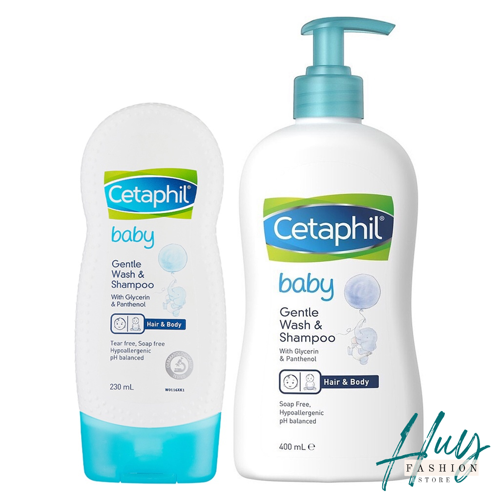 Sữa Tắm Gội Cho Bé Cetaphil Baby Wash & Shampoo Mỹ 230ml 400ml