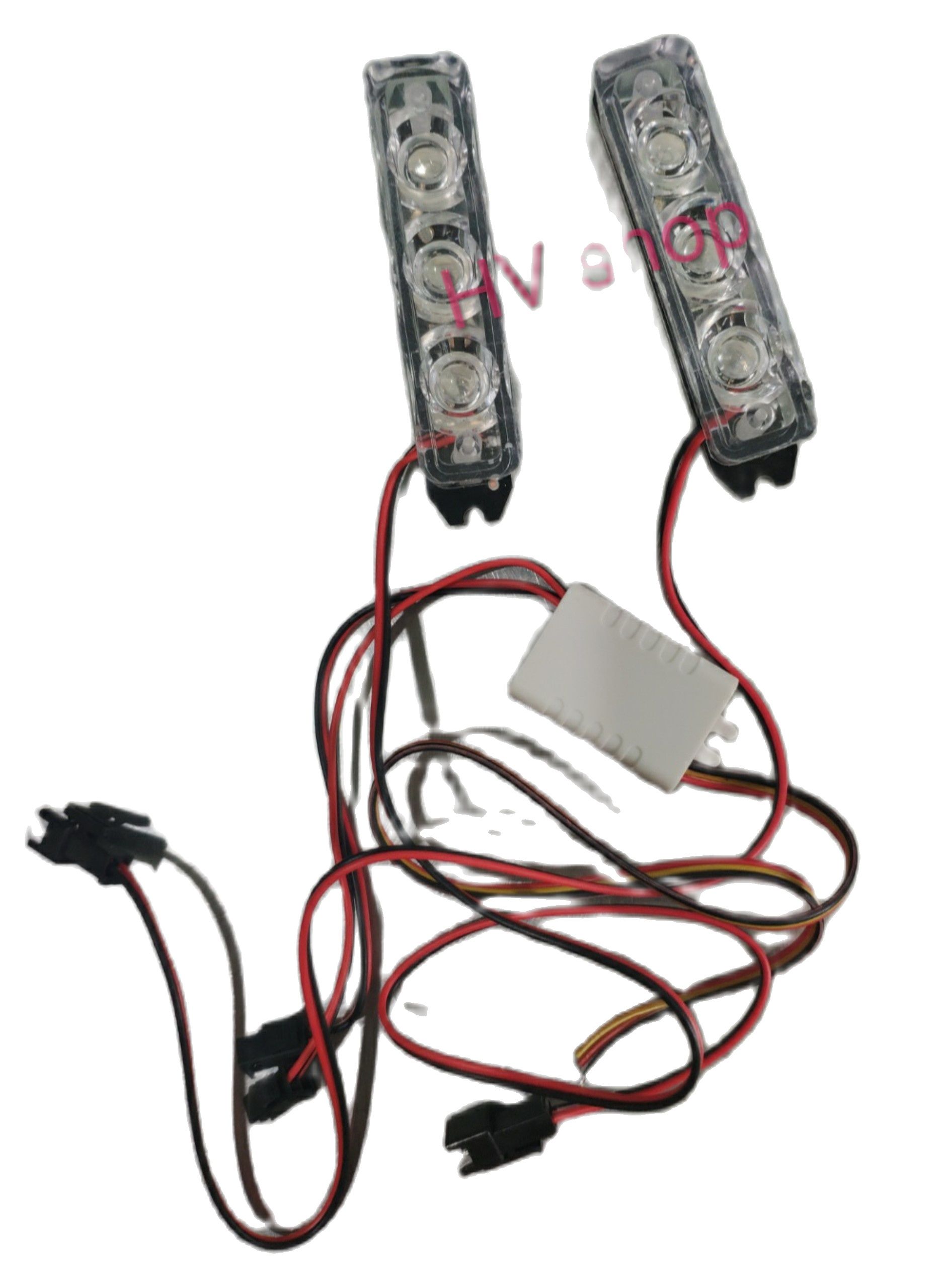 Cặp đèn chớp xanh đỏ xe máy K2 12V ( giá 1 bộ 2 đèn )