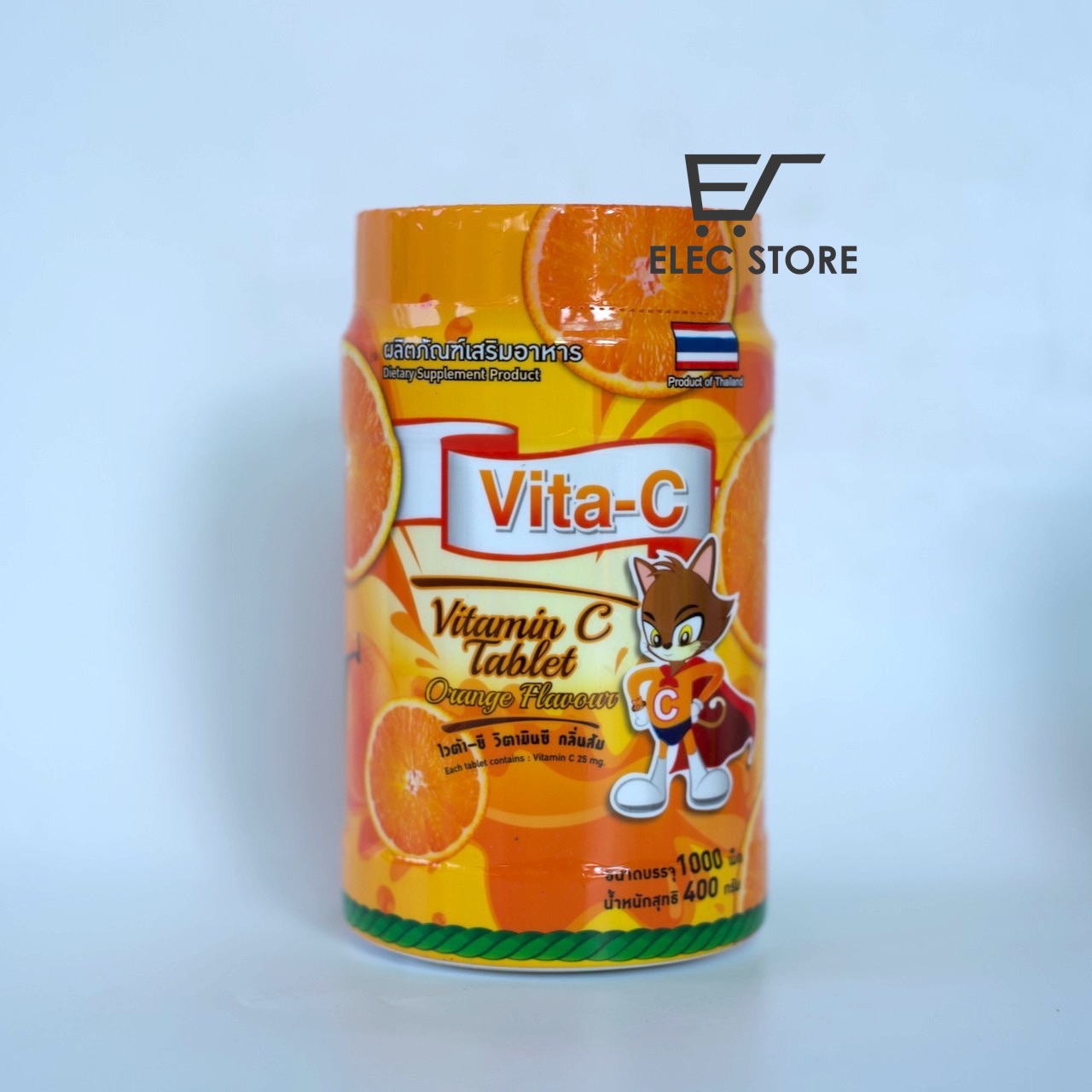 Hộp 1000 viên Vitamin C Thái Lan - Vị Dứa