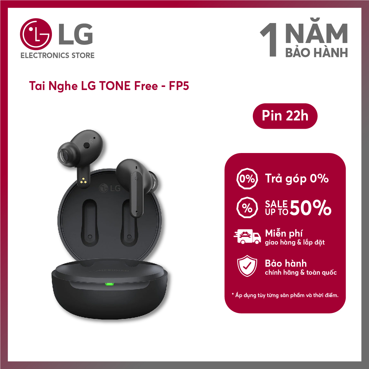 Tai nghe LG TONE Free FP5