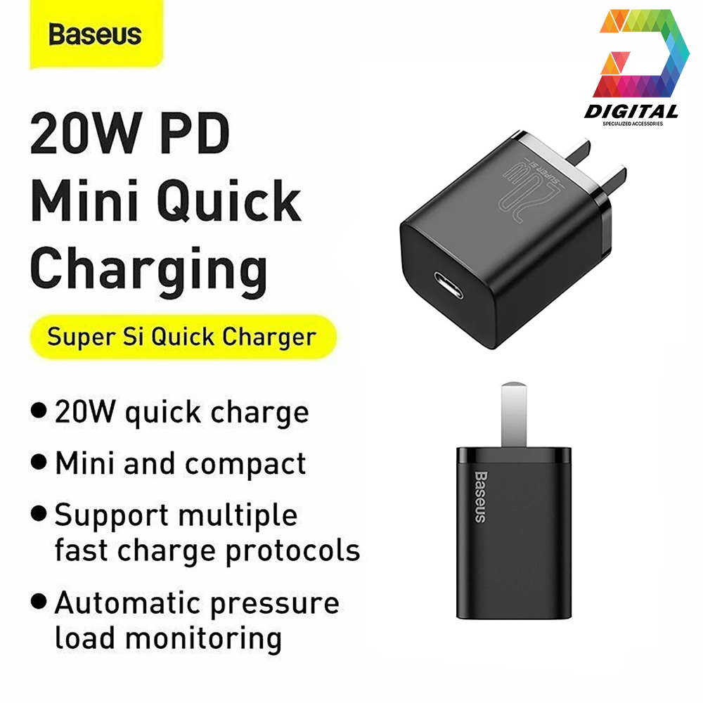 Củ Sạc Nhanh PD 20W Baseus Super Si Chính Hãng