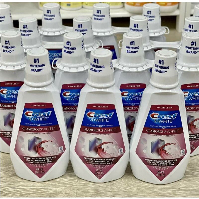 NƯỚC SÚC MIỆNG CREST 3D WHITE - HÀNG MỸ