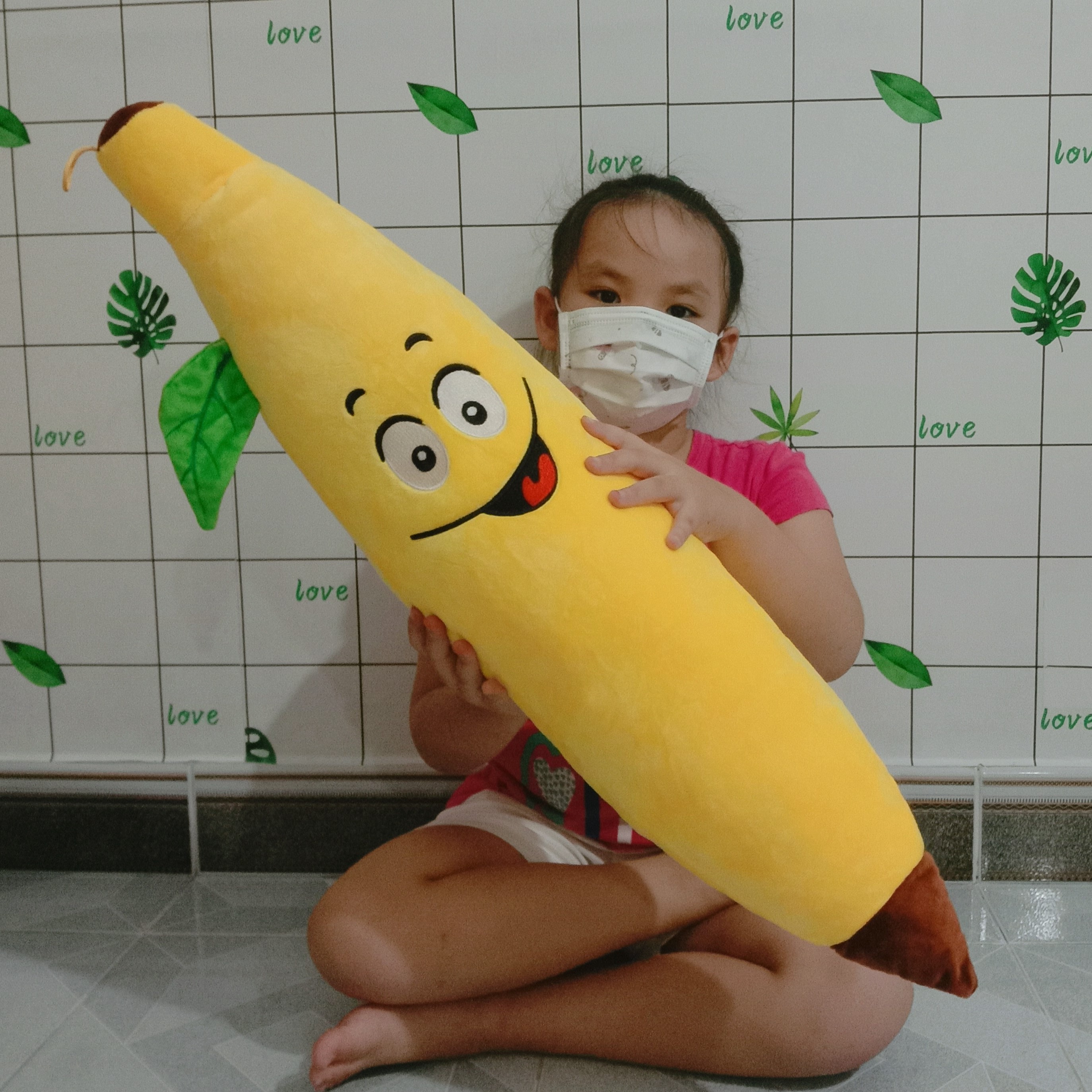 GỐI TRÁI CHUỐI DỄ THƯƠNG HÀNG CAO CẤP MỀM MỊN ĐỦ SIZE