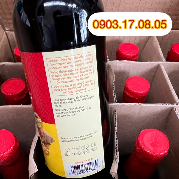 Nước tương đậu nành Lee Kum Kee (500ml)