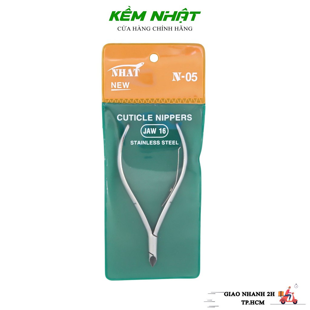 [HCM][ Lẻ ] • Kềm cắt da Bán Nguyệt Trắng mạ inox | Kềm Nhật