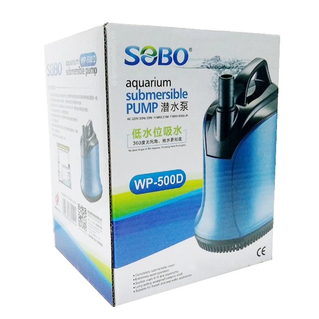 Bơm chìm hút đáy bể cá cảnh -sobo wp-500d, wp-600d, wp-700d | bơm hút đáy siêu an toàn
