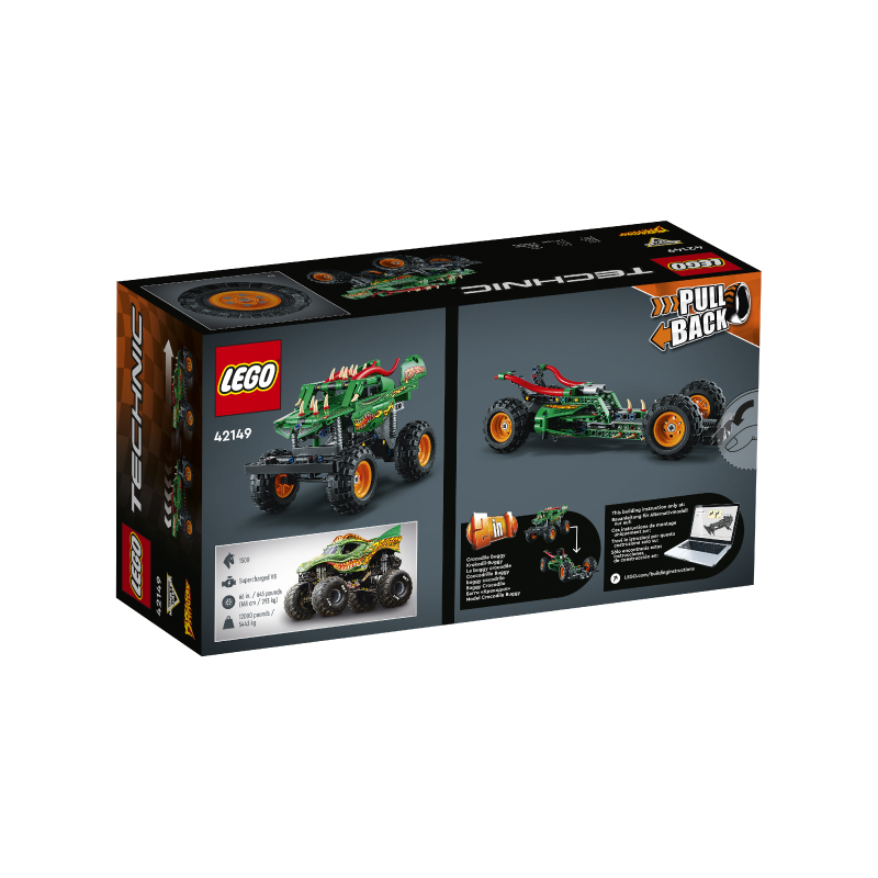 Đồ Chơi Lắp Ráp LEGO Technic Chiến Xe Monster Jam™ Dragon™ 42149 (217 chi tiết)