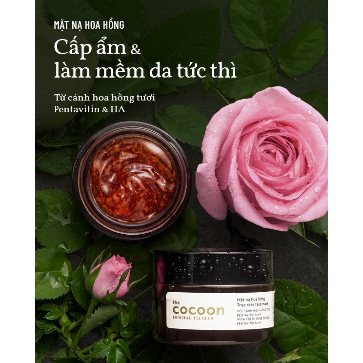 Mặt Nạ Hoa Hồng Cocoon - True Rose Face Mask (30mL)