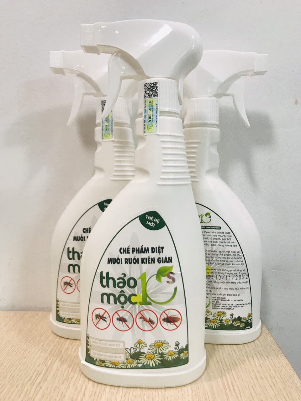 Thảo mộc xịt muỗi, gián, côn trùng (500ml)