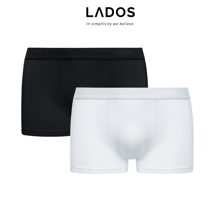 Quần Lót Nam Boxer Thun Lạnh Lados 7128 - Cotton bamboo co giãn, dai, thoáng mát, thấm hút mồ hôi