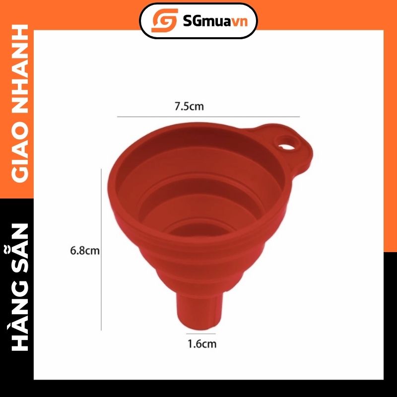 Phễu silicon lọc gấp gọn
