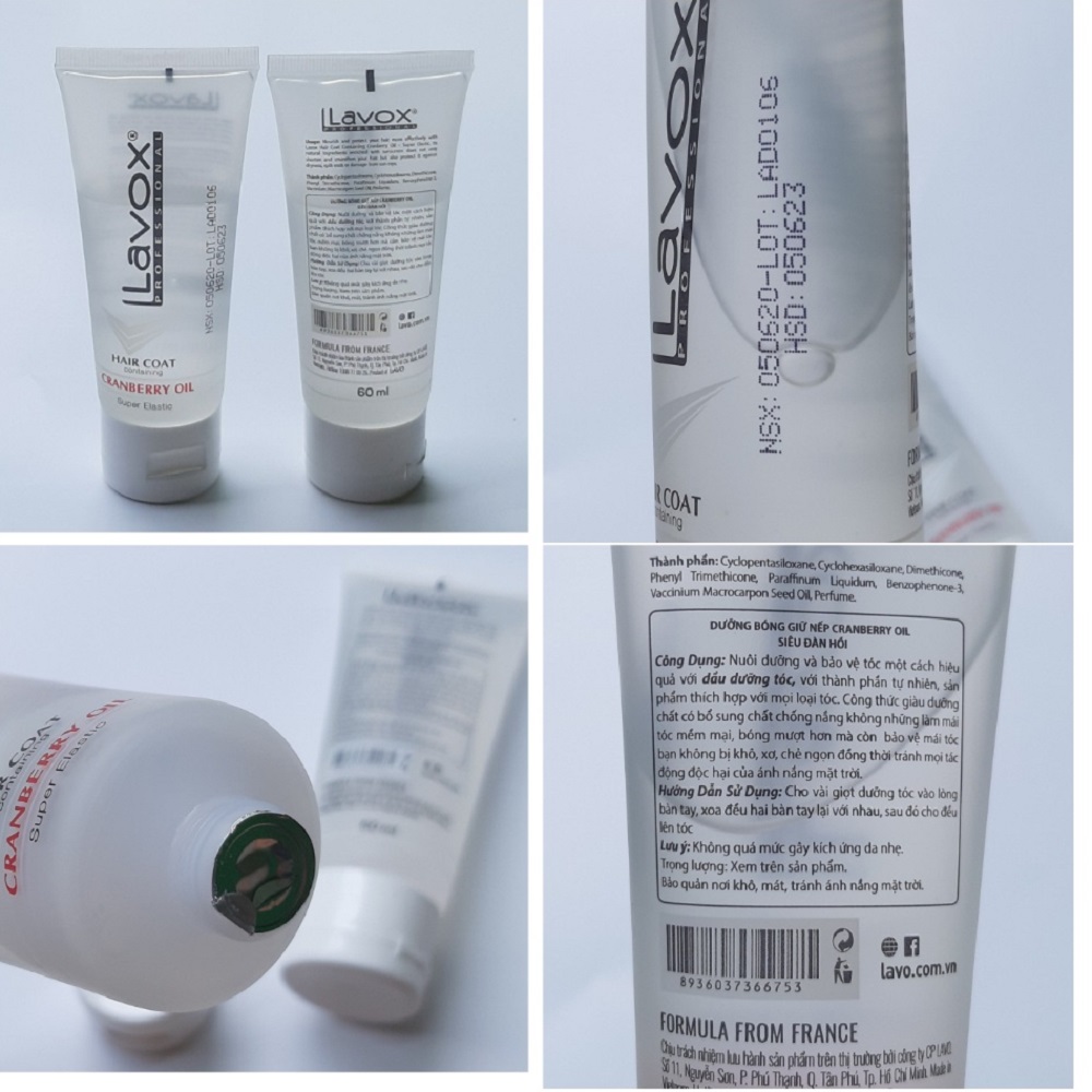 Dầu Dưỡng Làm Bóng Tóc 60ml Lavox Hair Coat