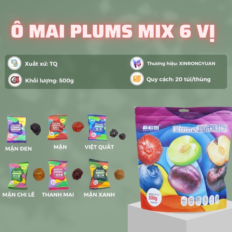 Ô Mai Xí Muội Chery Việt Quất