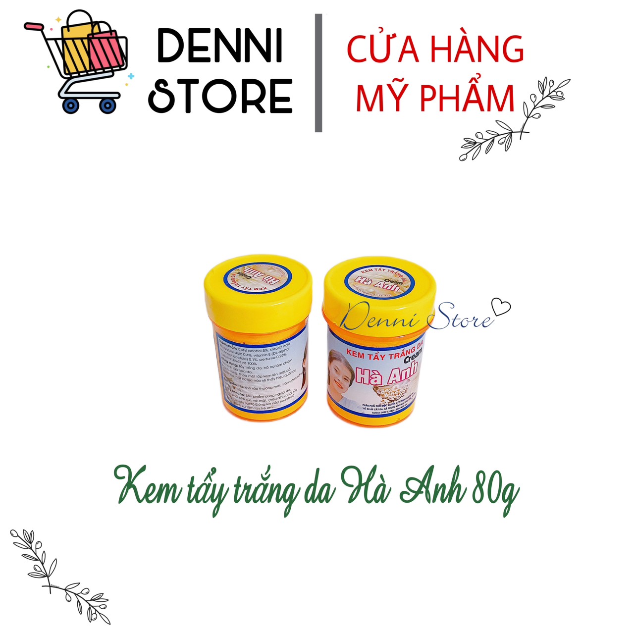 [HCM]Hủ kem kích tẩy Hà Anh 80g