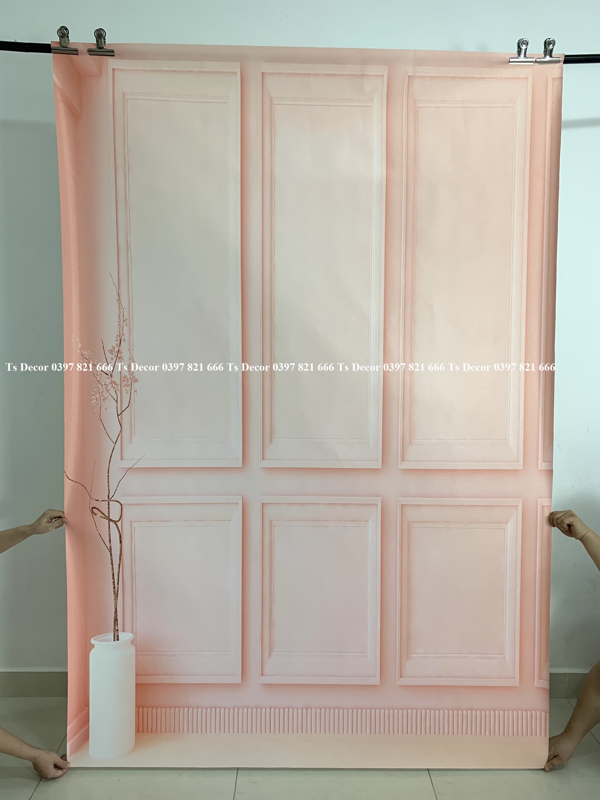 ( ẢNH THẬT ) Phông nền  Livestream chụp ảnh 3D 5D cho các Studio