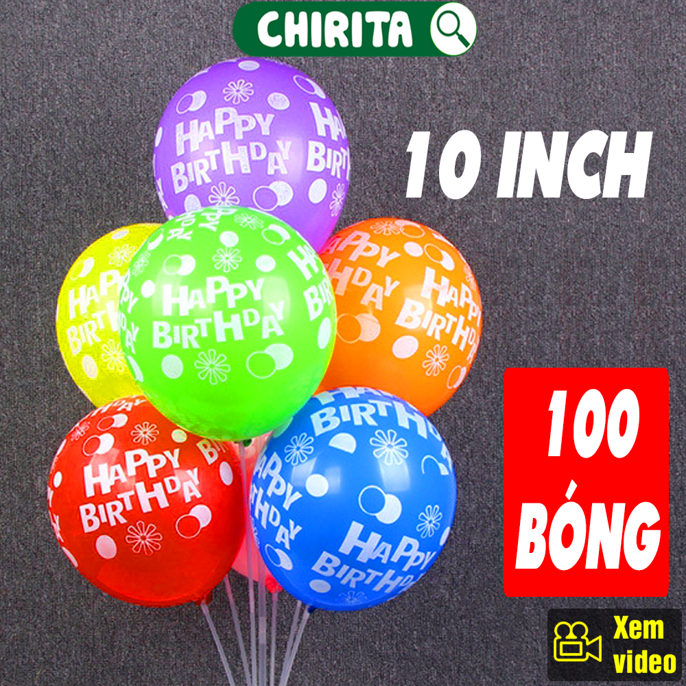 100 round balloons decoration birthday-balloons multicolor letters happy birthday-BSN100