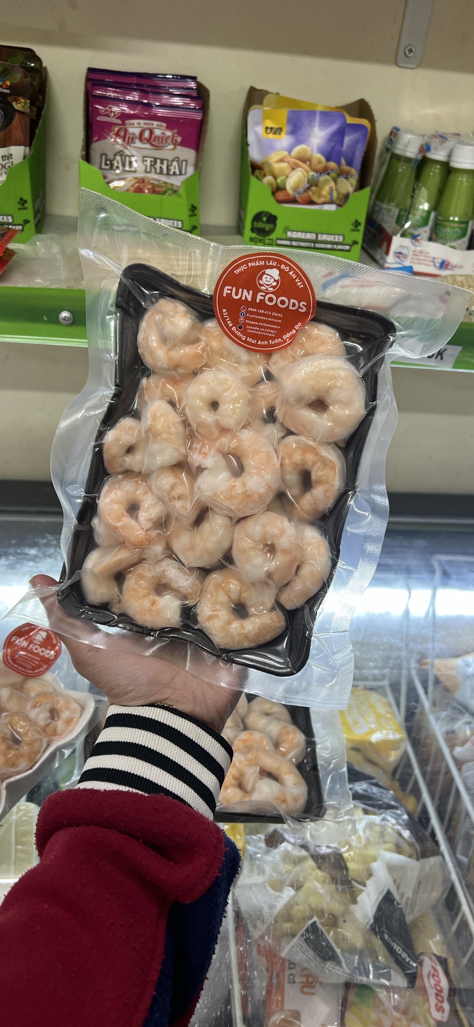 Nõn tôm hấp sơ tươi ngon 500g