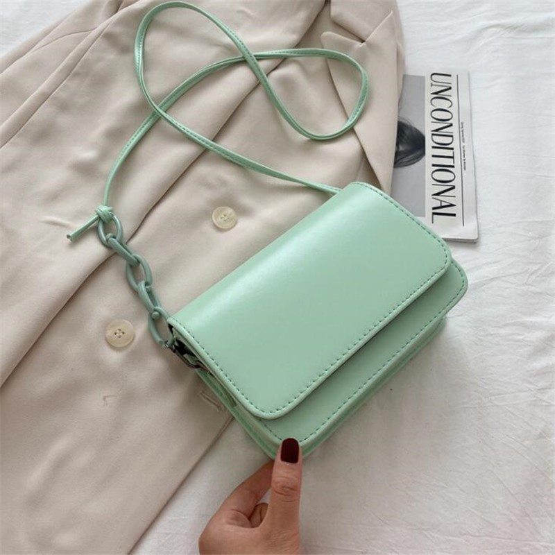 Túi đeo chéo nữ dây pha xích mini TX03