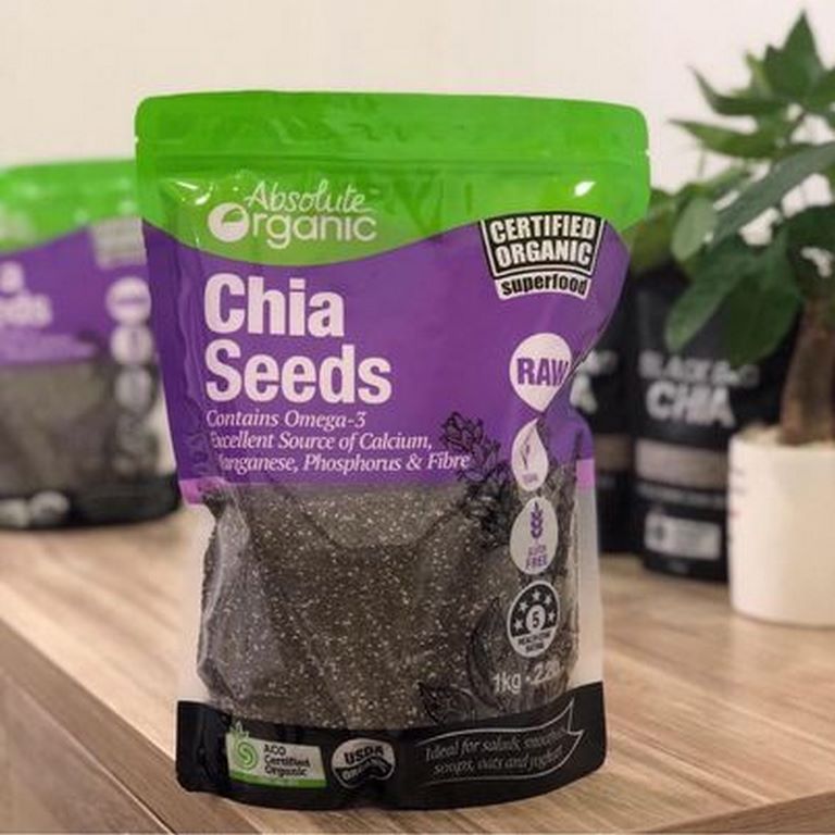 Hạt chia úc tím - tốt sức khỏe lẻ 500g