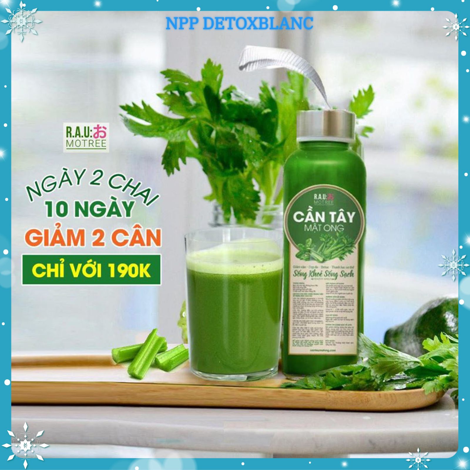 🔰🔰🔰Bột Cần Tây Mật Ong Nhật Bản Motree🔰🔰🔰 (Mua 3 Tặng 1 Chai Thủy Tinh)