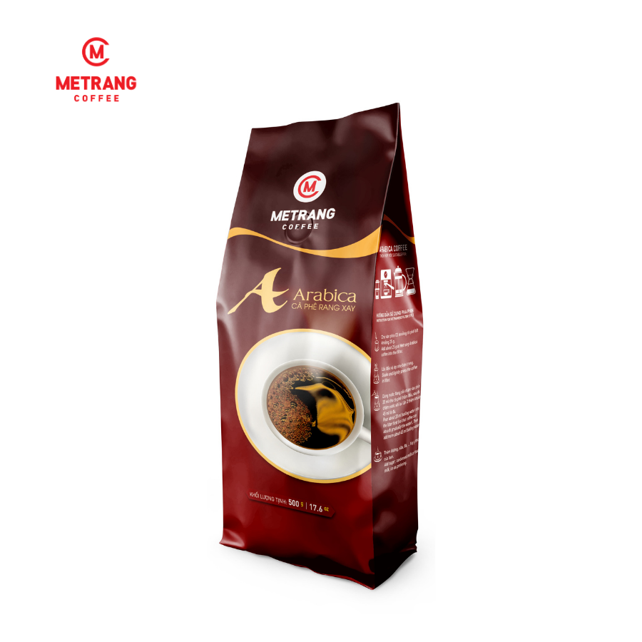 Cà Phê Arabica Mê Trang - túi bột 500g - cà phê nguyên chất - pha phin