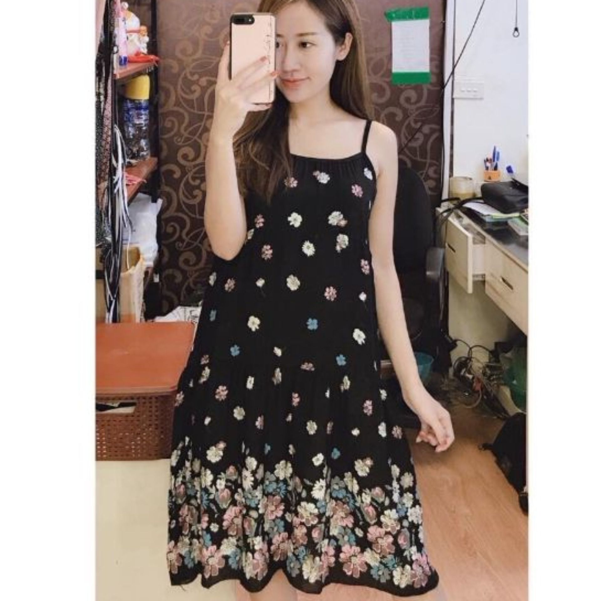 váy bầu lanh