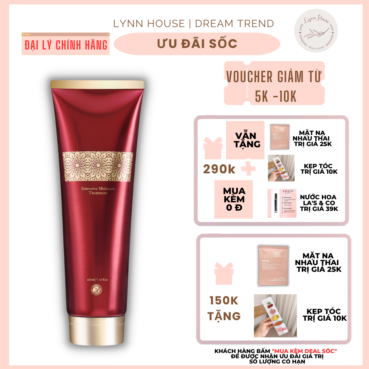 [HCM]Mặt nạ ủ tóc phục hồi hư tổn Dream Trend