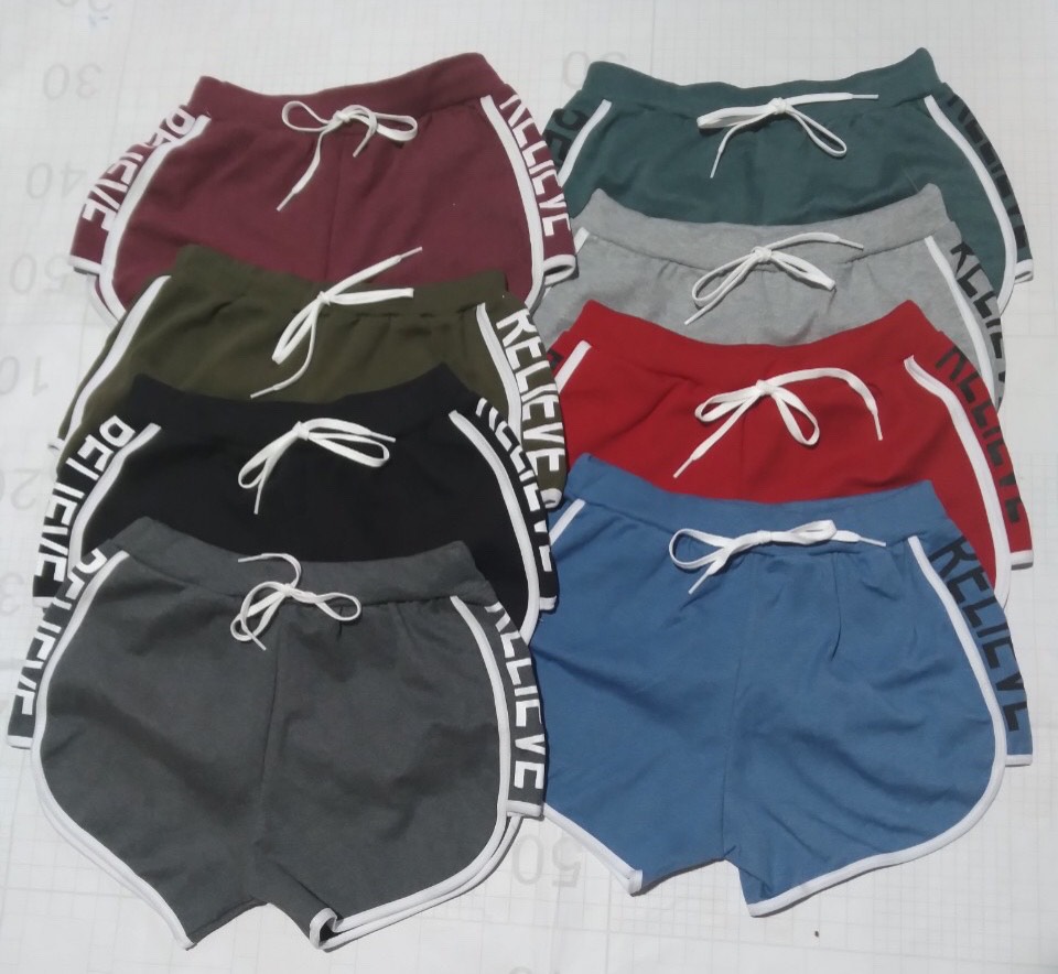 quần short nữ chất thun COTTON mềm mịn co giản
