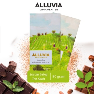 Socola matcha trà xanh nguyên chất Nhật Bản ngọt ngào Alluvia Chocolate thumbnail