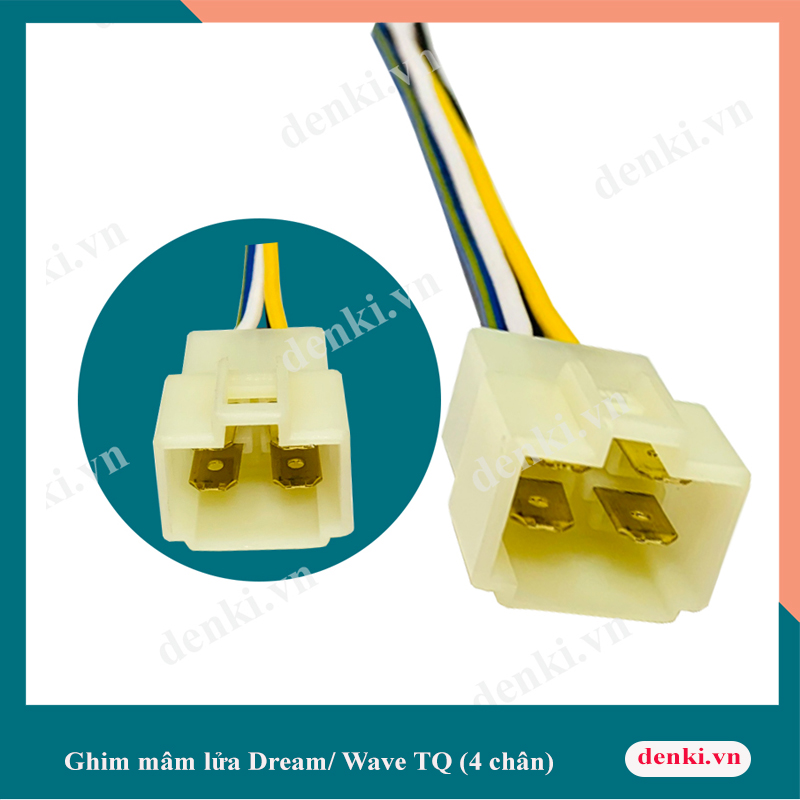 Ghim mâm lửa dành cho xe Dream/ Wave TQ (4 chân)