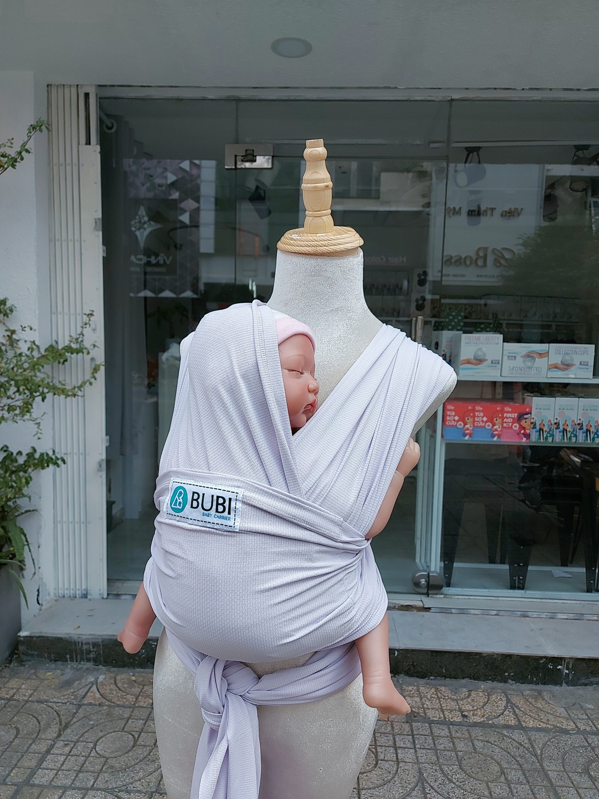 Địu vải BUBI Wrap - chống tia UV
