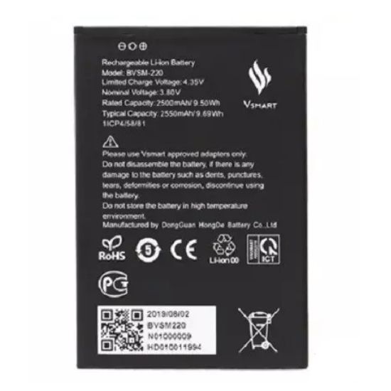 Pin vsmart bee/ bvsm 220 zin phụ kiện