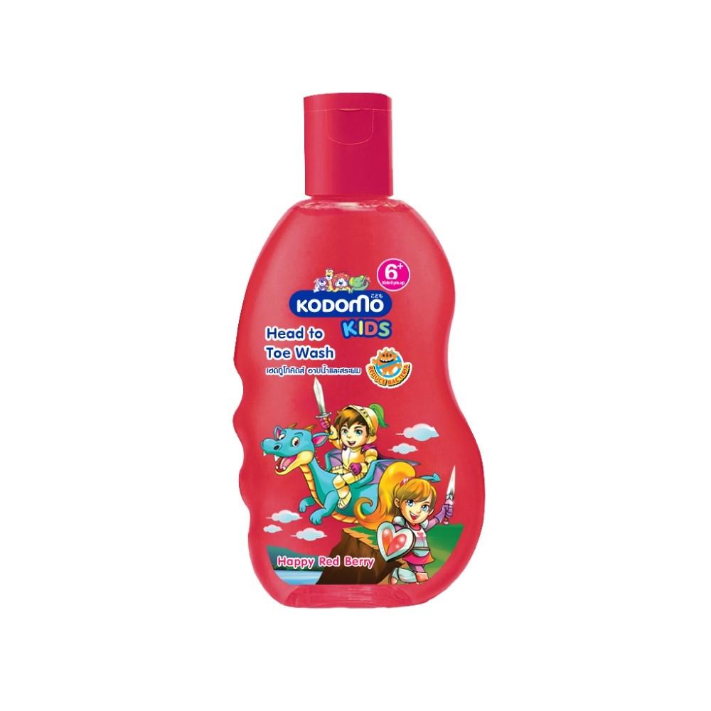 [HCM]Dầu tắm gội Kodomo Happy Red Berry 200ml