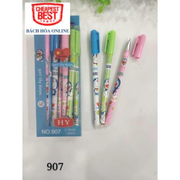 12 cây Bút gel xóa được Cenva Doremon 1306