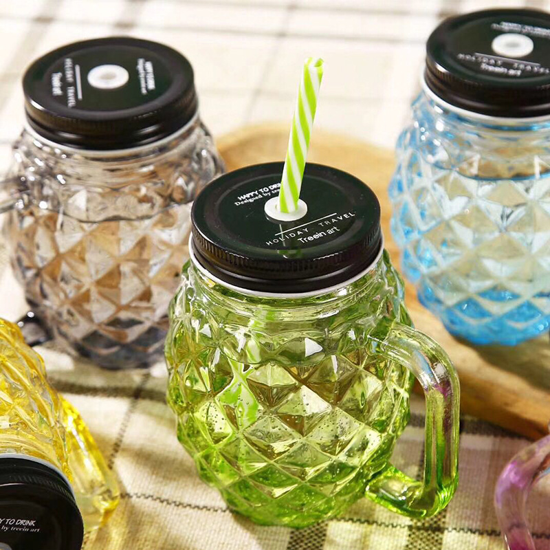 LY THỦY TINH TRÁI THƠM 400ML MÀU TRONG