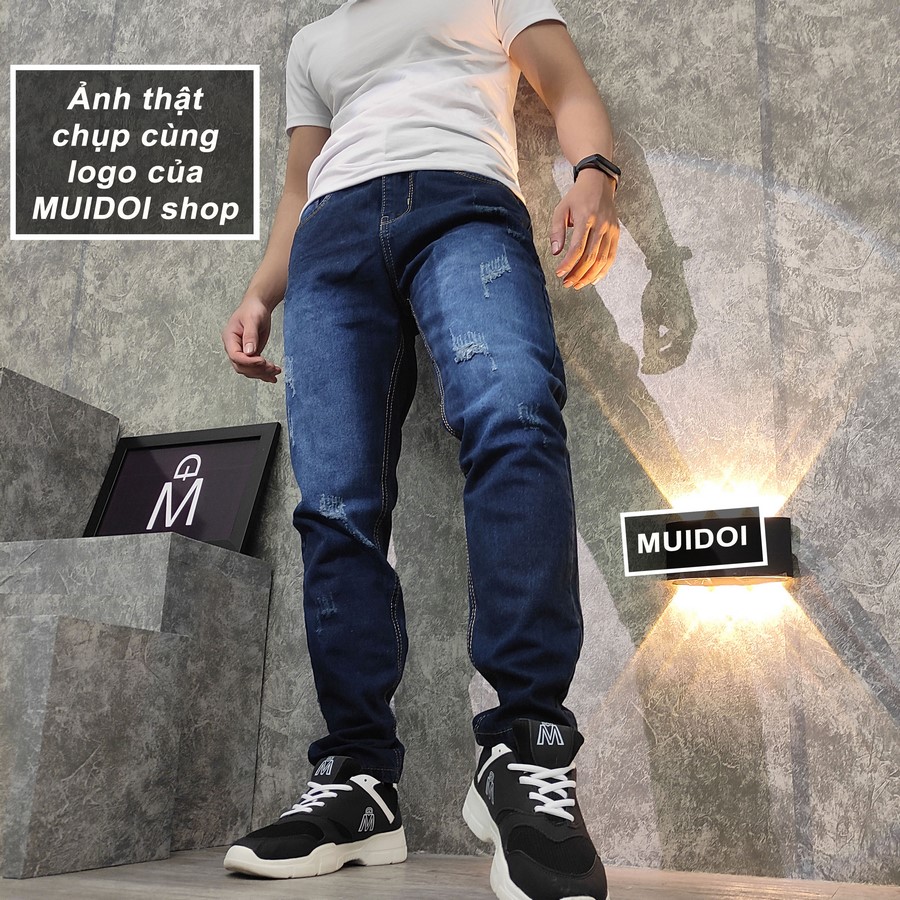 [HCM]Quần jean nam Muidoi Q156 (Xanh)