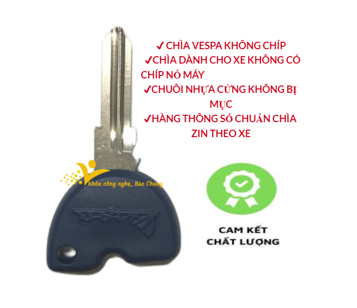 Chìa khóa xe máy Piagio Vespa, Liberty, Fly