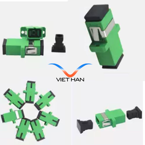 Vỉ 50 Đầu nối quang Adapter SC/APC